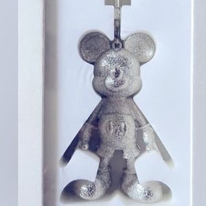 Disney Mickey fob BNIB SILVERY